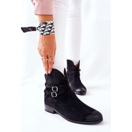 Vinceza Bottes Chaudes En Daim Pour Femmes Noir Castlerock 1