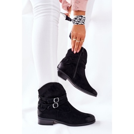 Vinceza Bottes Chaudes En Daim Pour Femmes Noir Castlerock le noir 3