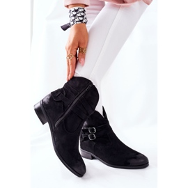 Vinceza Bottes Chaudes En Daim Pour Femmes Noir Castlerock le noir 5