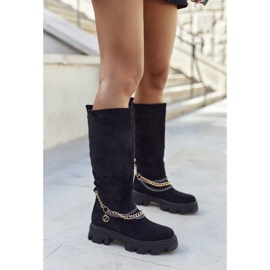 PS1 Bottes Hautes Femme Black Lagoon noir 2