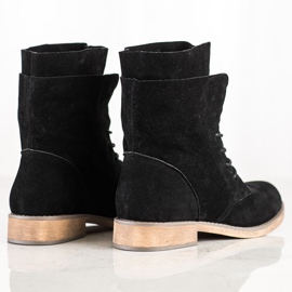 Seastar Bottines hautes en daim le noir 5