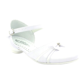Escarpins communion ballerines Miko 702 blanc 1