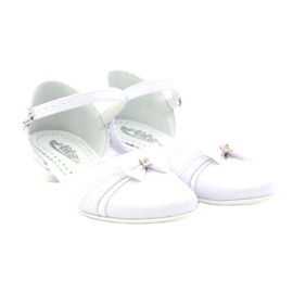 Escarpins communion ballerines Miko 702 blanc 4