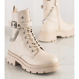 Bestelle Travailleurs à la mode avec chaîne beige 1