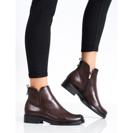 Bottines classiques VINCEZA brun 4