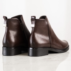 Bottines classiques VINCEZA brun 3