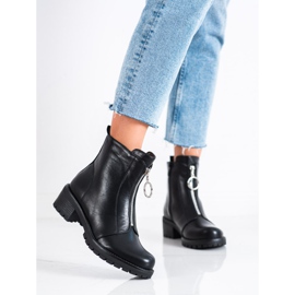 Lucky Shoes Travailleurs occasionnels sur un curseur le noir 2