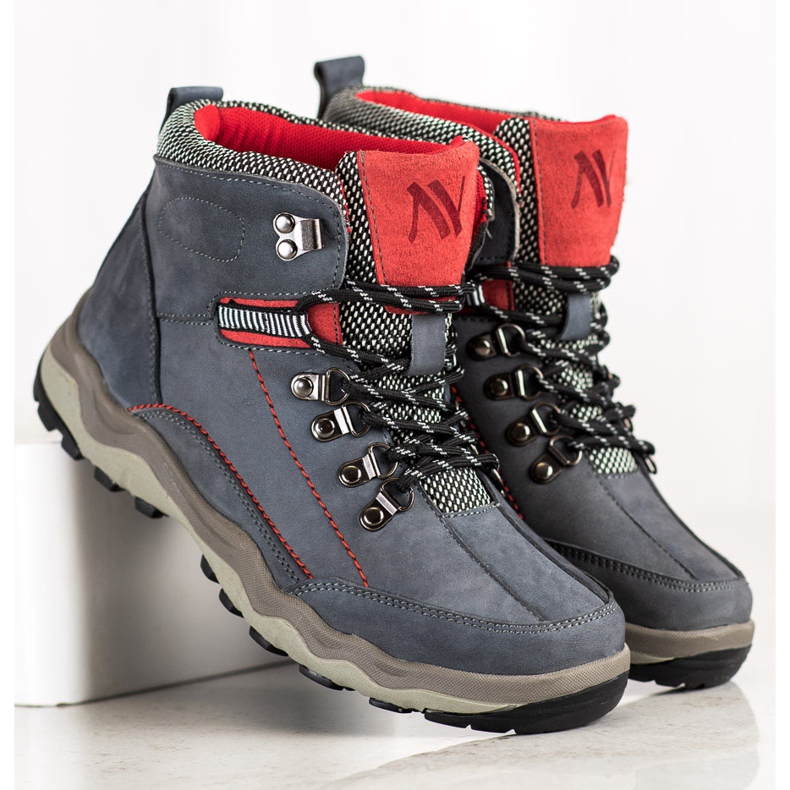 New Age Chaussures de randonnée confortables bleu 2 New Age Chaussures de randonnée confortables bleu 2