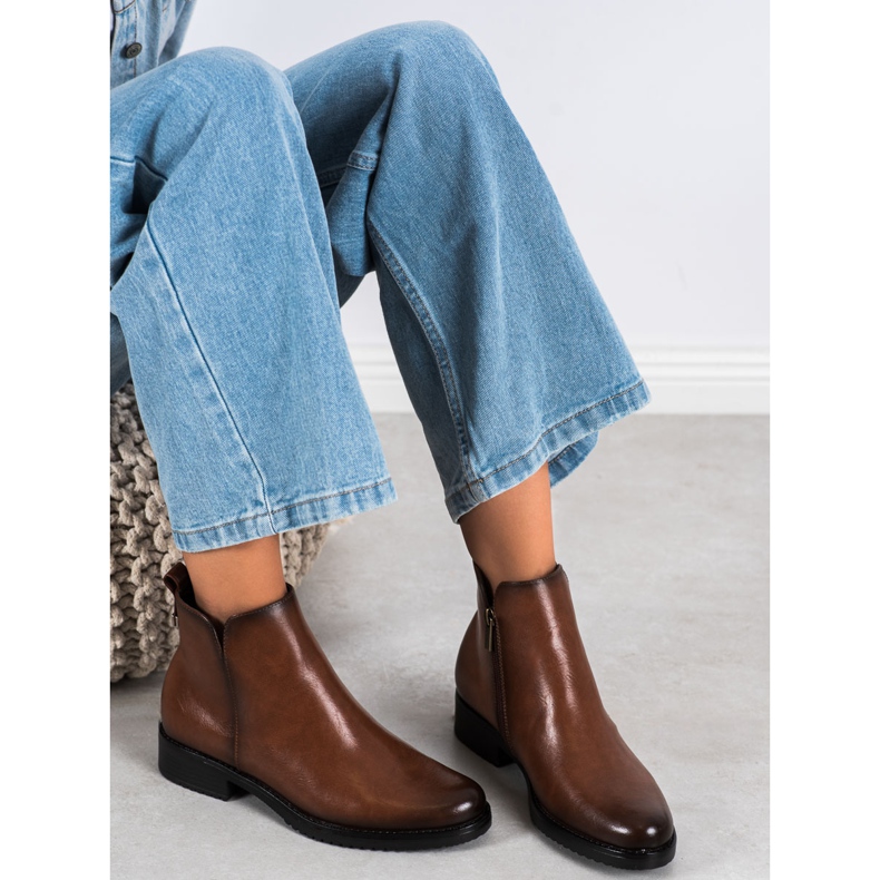 Bottines classiques VINCEZA brun 1