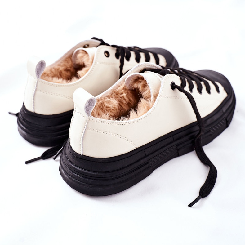 Baskets chaudes pour femmes GOE II2N4036 Blanc blanche le noir 1