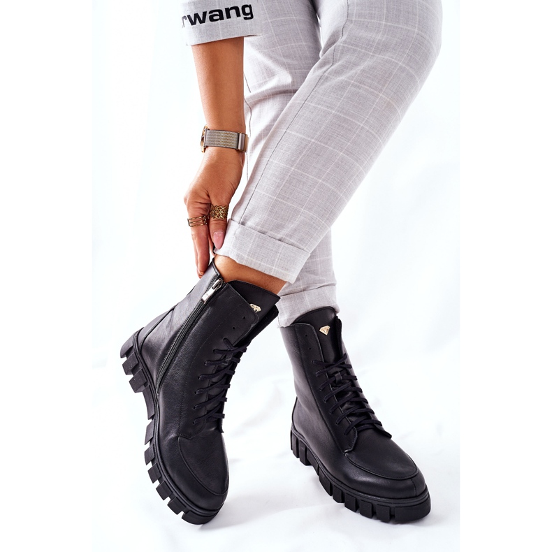 Bottes Cuir Femme Nicole 2673 Noir 2