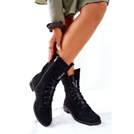 Bottines Bottines Cuir Velours Femme Nicole Noir 2581/028 2 Bottines Bottines Cuir Velours Femme Nicole Noir 2581/028 2