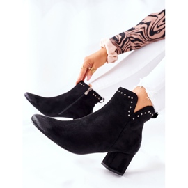 Vinceza Bottes Femme Daim Noir Brinlack le noir 4