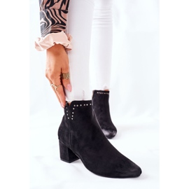 Vinceza Bottes Femme Daim Noir Brinlack le noir 1