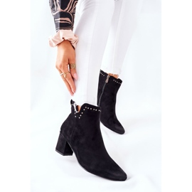 Vinceza Bottes Femme Daim Noir Brinlack le noir 5