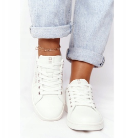 Baskets Cuir Femme Big Star DD274583 Blanc-Cuivre blanche 5
