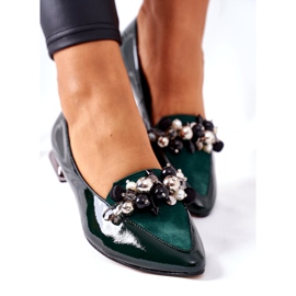 Ballerines Femme Laura Messi Cuir Vert 2157 4