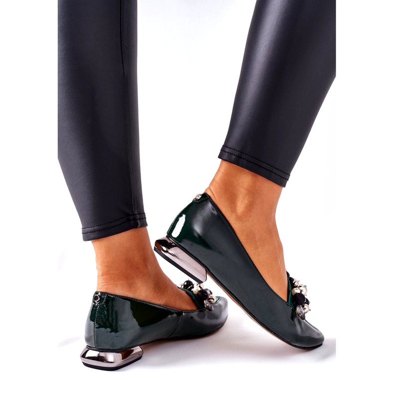 Ballerines Femme Laura Messi Cuir Vert 2157 1