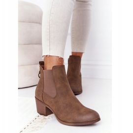 PJ1 Bottes chaudes pour femmes Jodhpur Heel 20Y8014-6 brun 2 PJ1 Bottes chaudes pour femmes Jodhpur Heel 20Y8014-6 brun 2