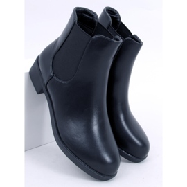 BM Bottines Chelsea classiques noires pour femmes 6217 Noir 1