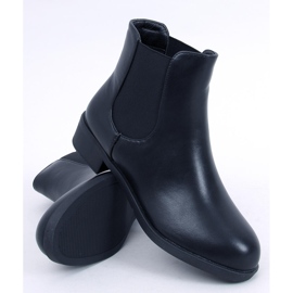 BM Bottines Chelsea classiques noires pour femmes 6217 Noir 2