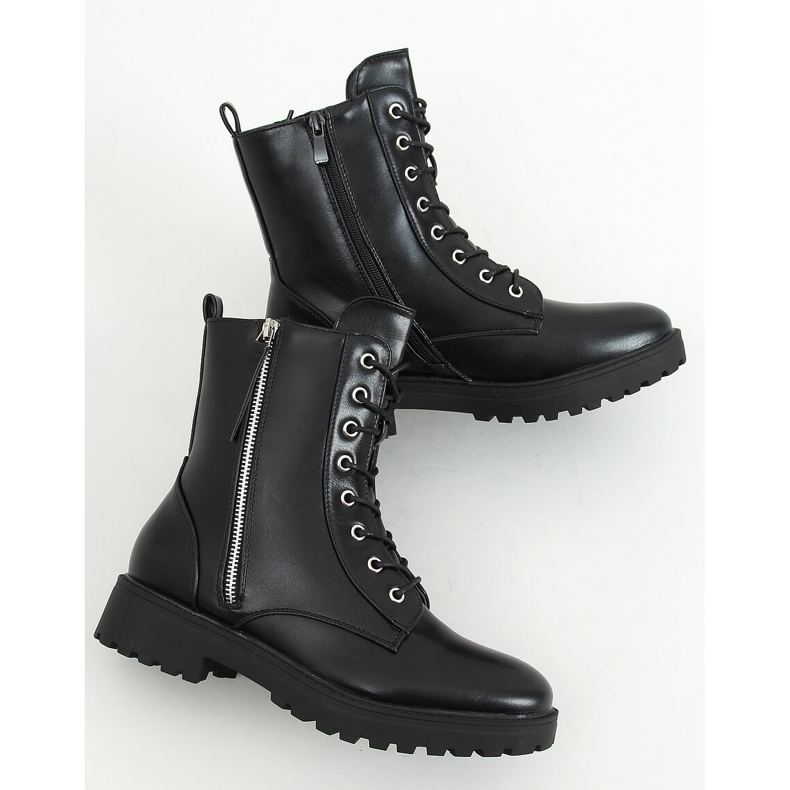 Bottes militaires noires Xj-63 Noir 1