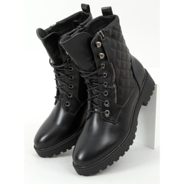 Ouvriers matelassés noirs XJ-65 Noir 1