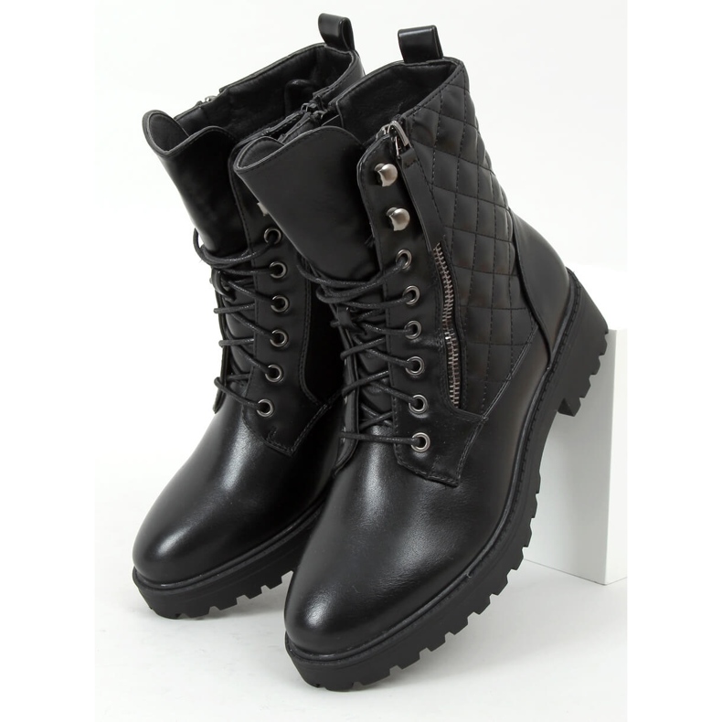 Ouvriers matelassés noirs XJ-65 Noir 1