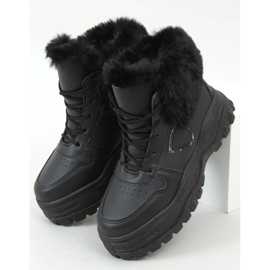 Bottines noires avec fourrure 2C9XX064-2 Noir le noir 1