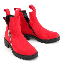 Bottines découpées rouges SP150 Rouge 1