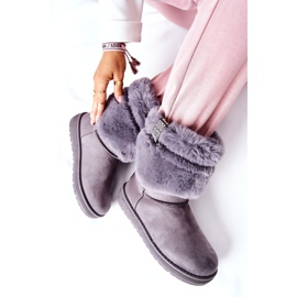 Bottes de neige pour femmes Big Star II274128 Gris 2
