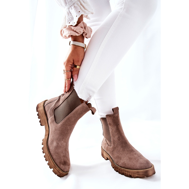 Bottines en cuir Bottines Jodhpur Nicole Brown Brace brun 2 Bottines en cuir Bottines Jodhpur Nicole Brown Brace brun 2