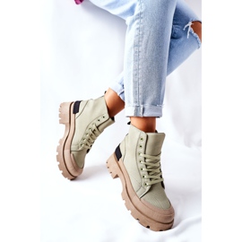 PS1 Bottes Femme Vert Any One 5