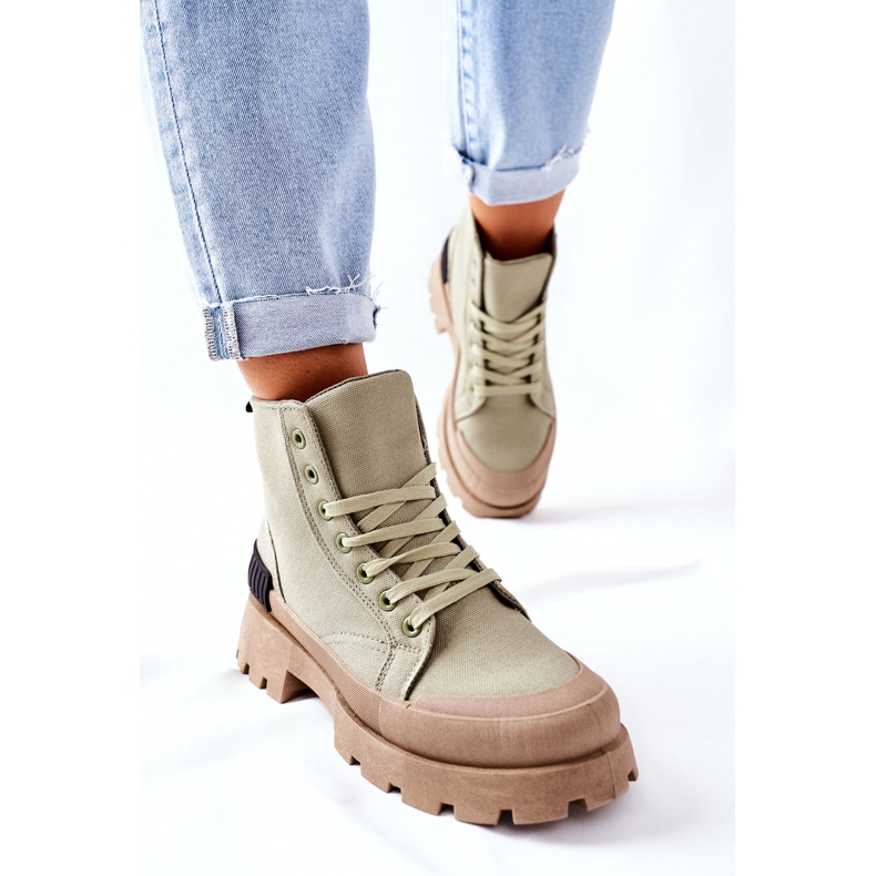 PS1 Bottes Femme Vert Any One 2