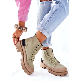 PS1 Bottes Femme Vert Any One 3