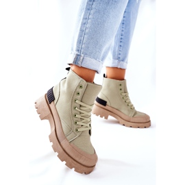 PS1 Bottes Femme Vert Any One 4
