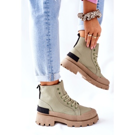PS1 Bottes Femme Vert Any One 6