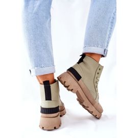 PS1 Bottes Femme Vert Any One 7