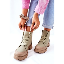 PS1 Bottes Femme Vert Any One 8