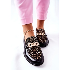 Mocassins Femme Brogues Maciejka Laqué Noir 4099B-01 / 00-1 le noir 1
