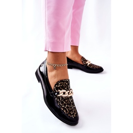 Mocassins Femme Brogues Maciejka Laqué Noir 4099B-01 / 00-1 2