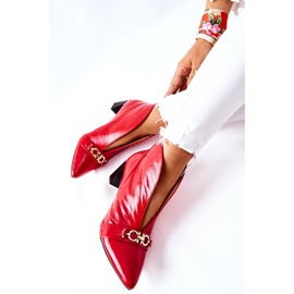 Bottes en cuir sur poteau Maciejka Rouge 05262-08 1 Bottes en cuir sur poteau Maciejka Rouge 05262-08 1