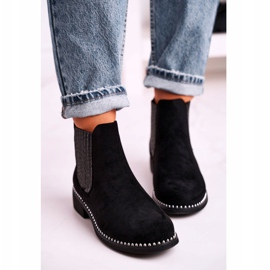 Bottines Femme Jodhpur boots Daim Noir Meagan le noir 4