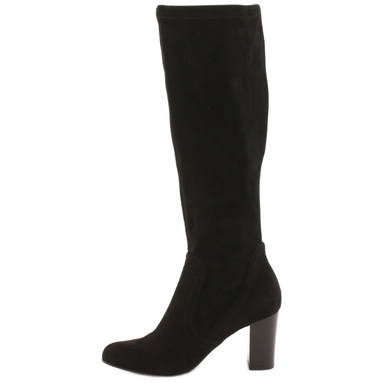 Noir Bottines femme en daim Caprice 25502-27 044 1
