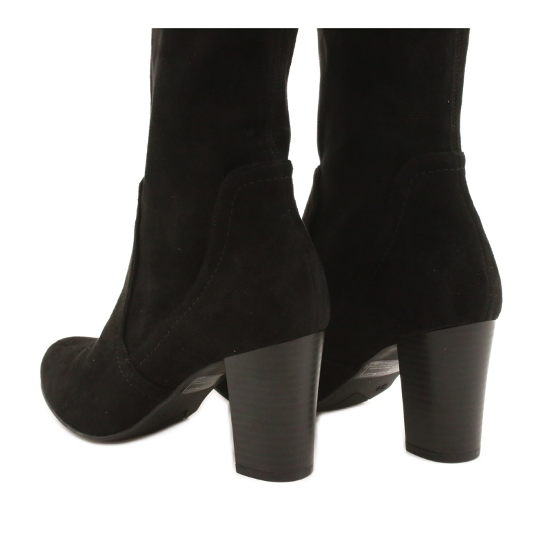 Noir Bottines femme en daim Caprice 25502-27 044 4