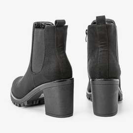 Bottines noires sur le post Waikiki le noir 1