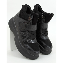 Chaussures à semelles hautes KL-771 Noir 1