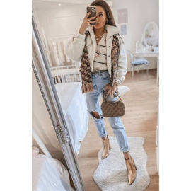 Bottines dorées sur le Stomp post 1