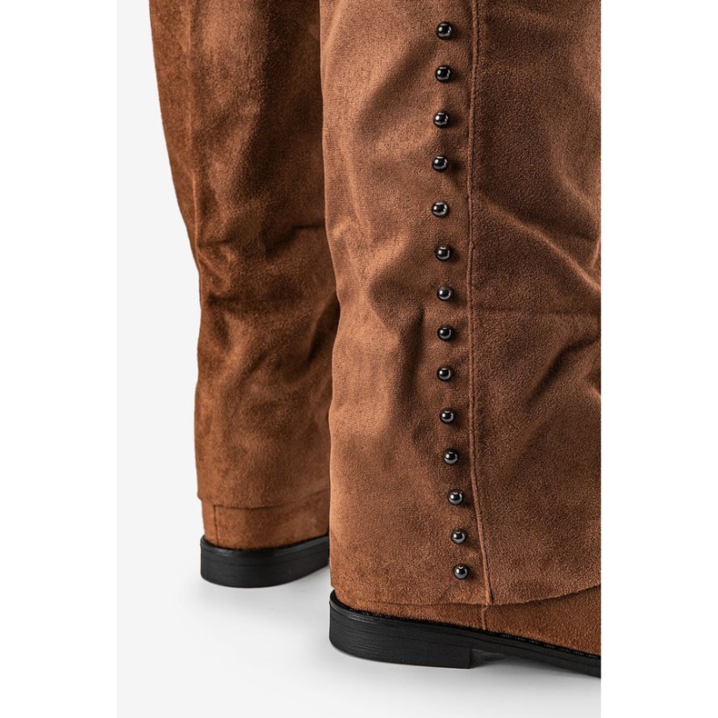 Bottines camel sur le talon compensé Colorado brun 1