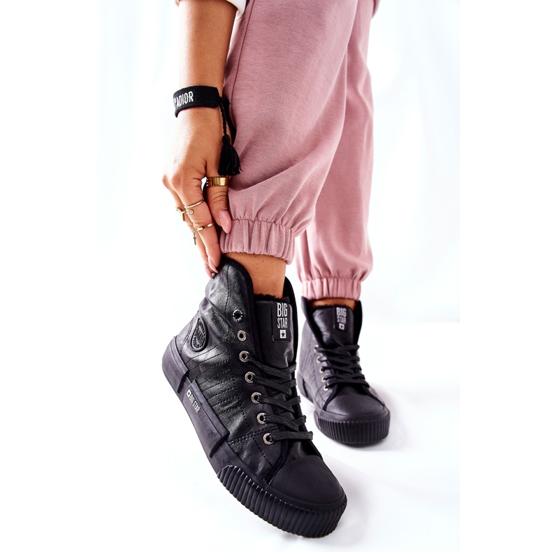 Baskets Femme Big Star II274155 Noir isolé 1